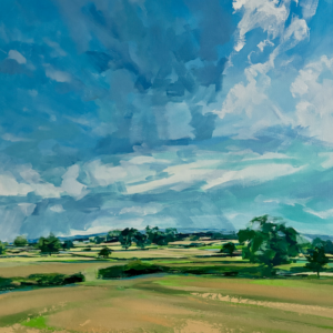 Sat 10th Jan - Distance in the Landscape in acrylics