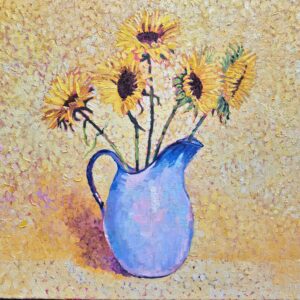 Sat 9th - Sun 10th May - Pembrokeshire Sunflowers in acrylics