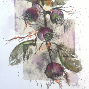 Sat 28th March - Texture in Nature in mixed media